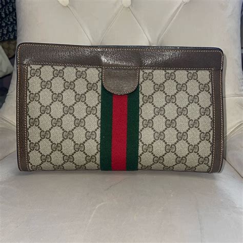 gucci cluch|authentic vintage Gucci clutch.